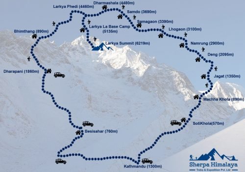 Larke-Peak-map