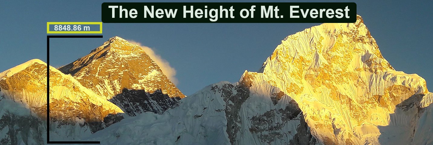 The New Height Of Mt Everest Mt Everest Increased By 2ft